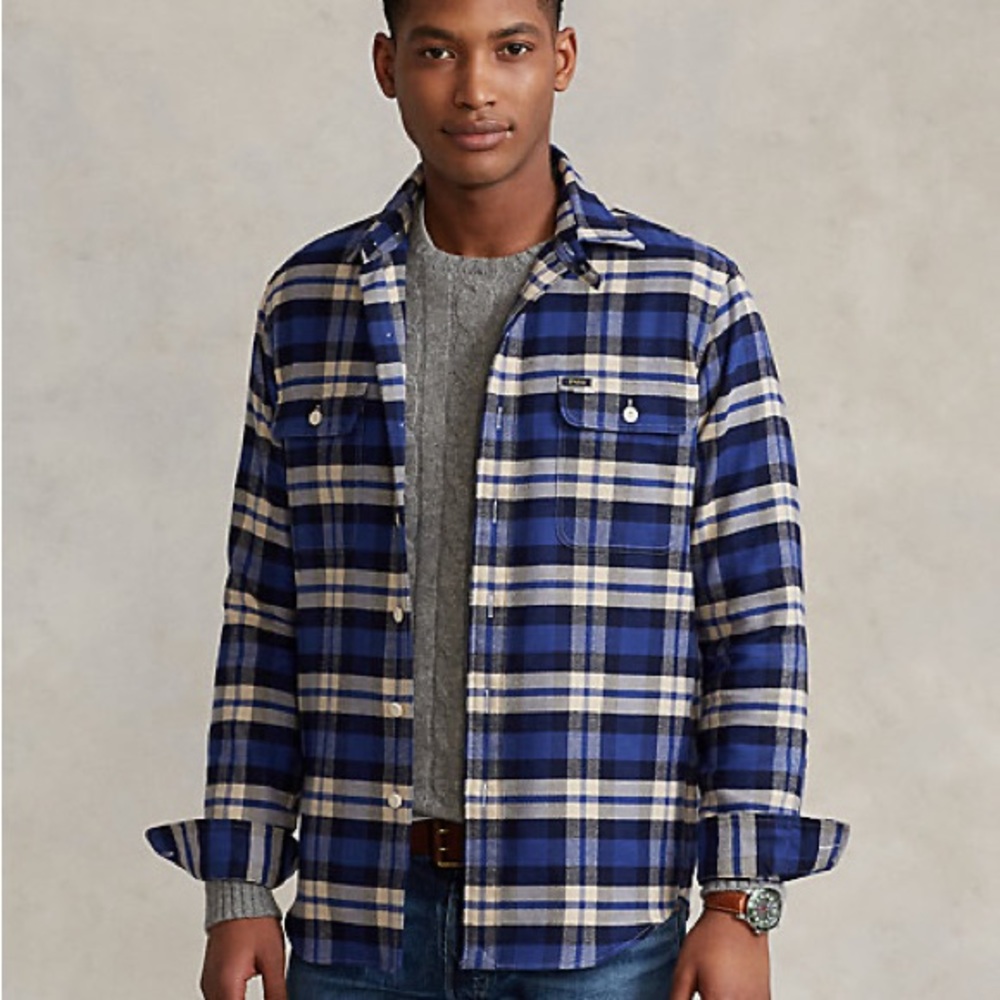 Polo Ralph Lauren Classic Fit Plaid Performance Workshirt